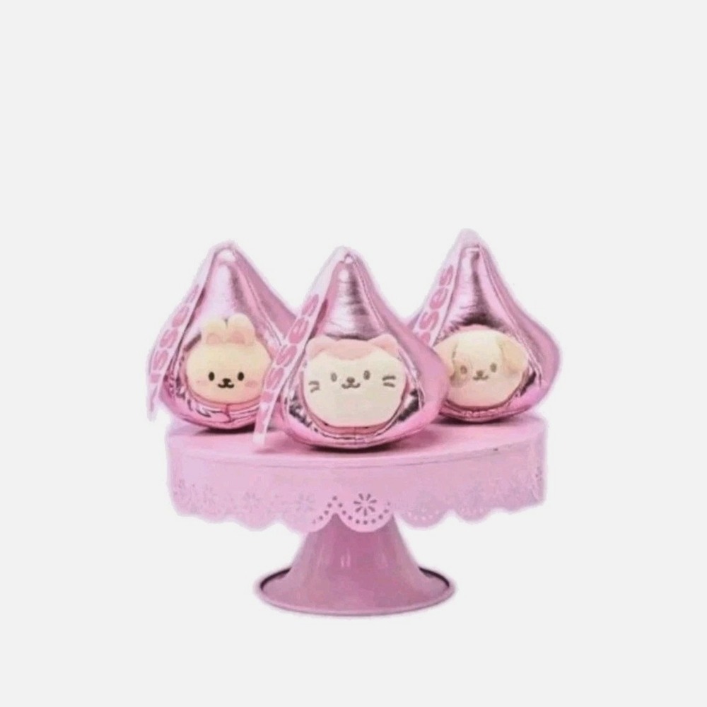 Anirollz Hershey Kisses Mini Plush Lot 3 Bunny Kitty Puppy Kawaii Collectibles